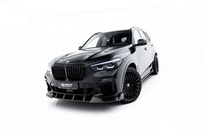 Prepreg carbon fiber front splitter bmw x5 m-pack g05