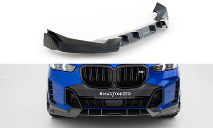 Prepreg carbon fiber front splitter bmw x5 m-pack g05 facelift
