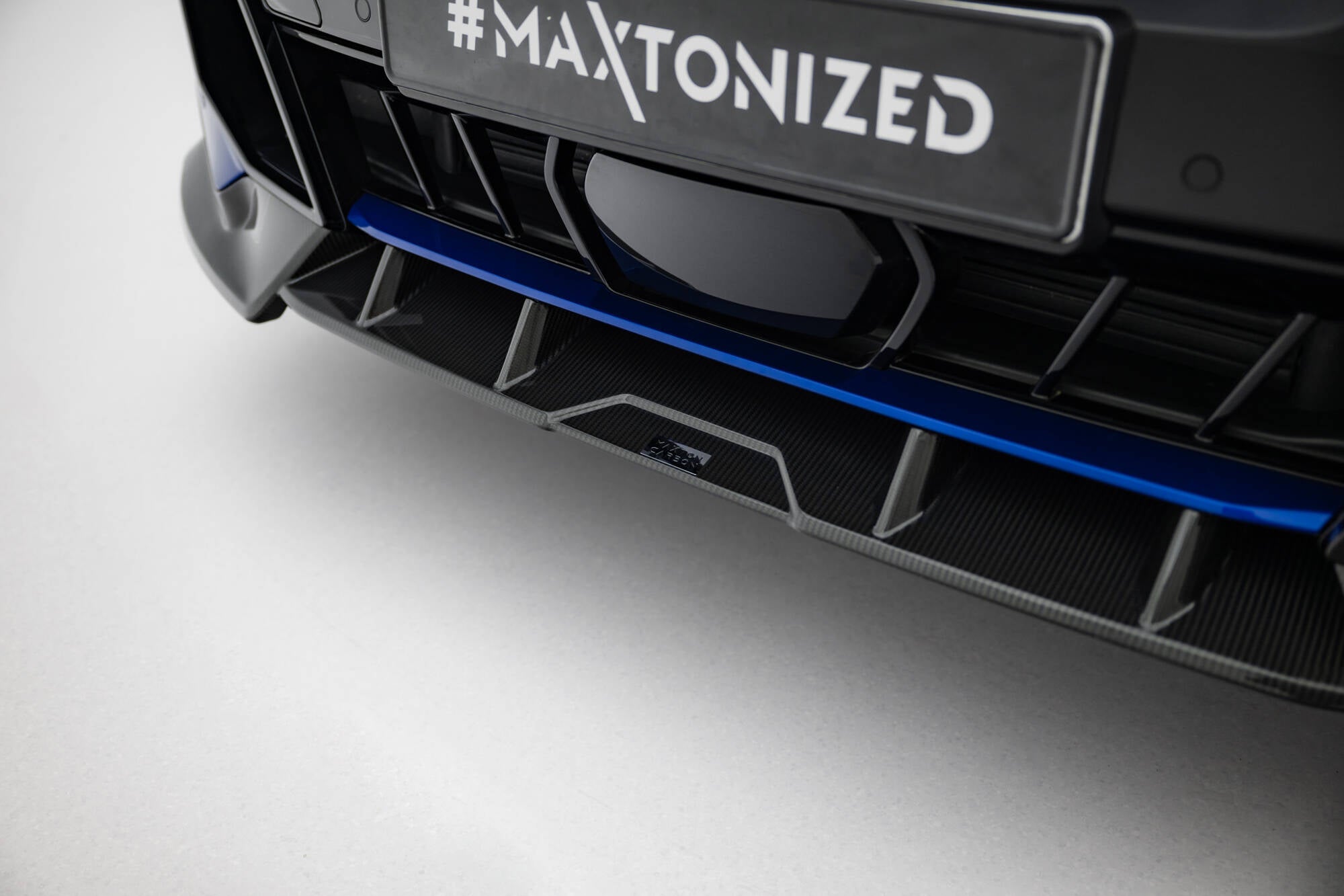 Prepreg carbon fiber front splitter bmw x5 m-pack g05 facelift