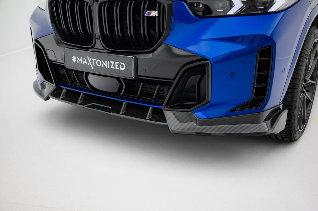 Prepreg carbon fiber front splitter bmw x5 m-pack g05 facelift