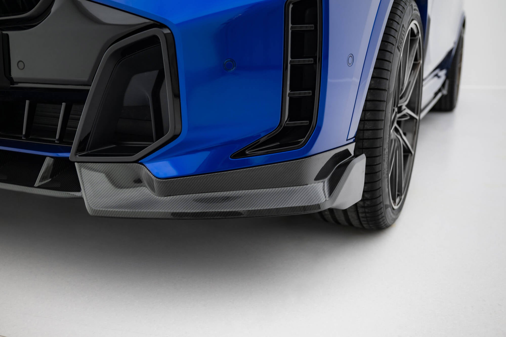 Prepreg carbon fiber front splitter bmw x5 m-pack g05 facelift