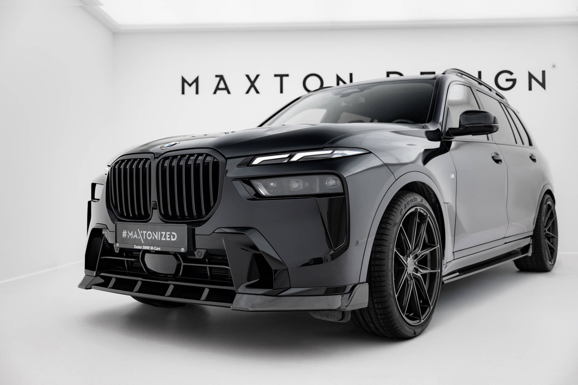 Prepreg Carbon Fiber Front Splits BMW X7 M-Pack G07 Facelift