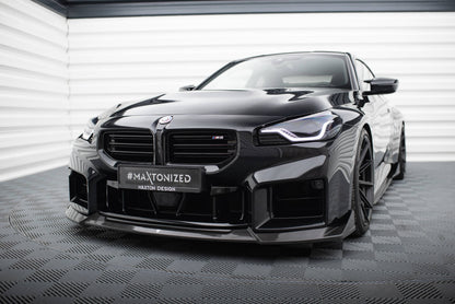 Prepreg carbon fiber front splitter v.1 bmw m2 g87