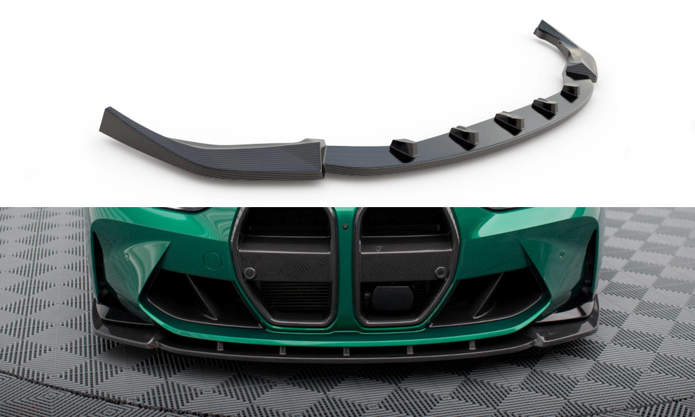 Prepreg carbon fiber front splitter v.1 bmw m3 sedan / touring g80 / g81