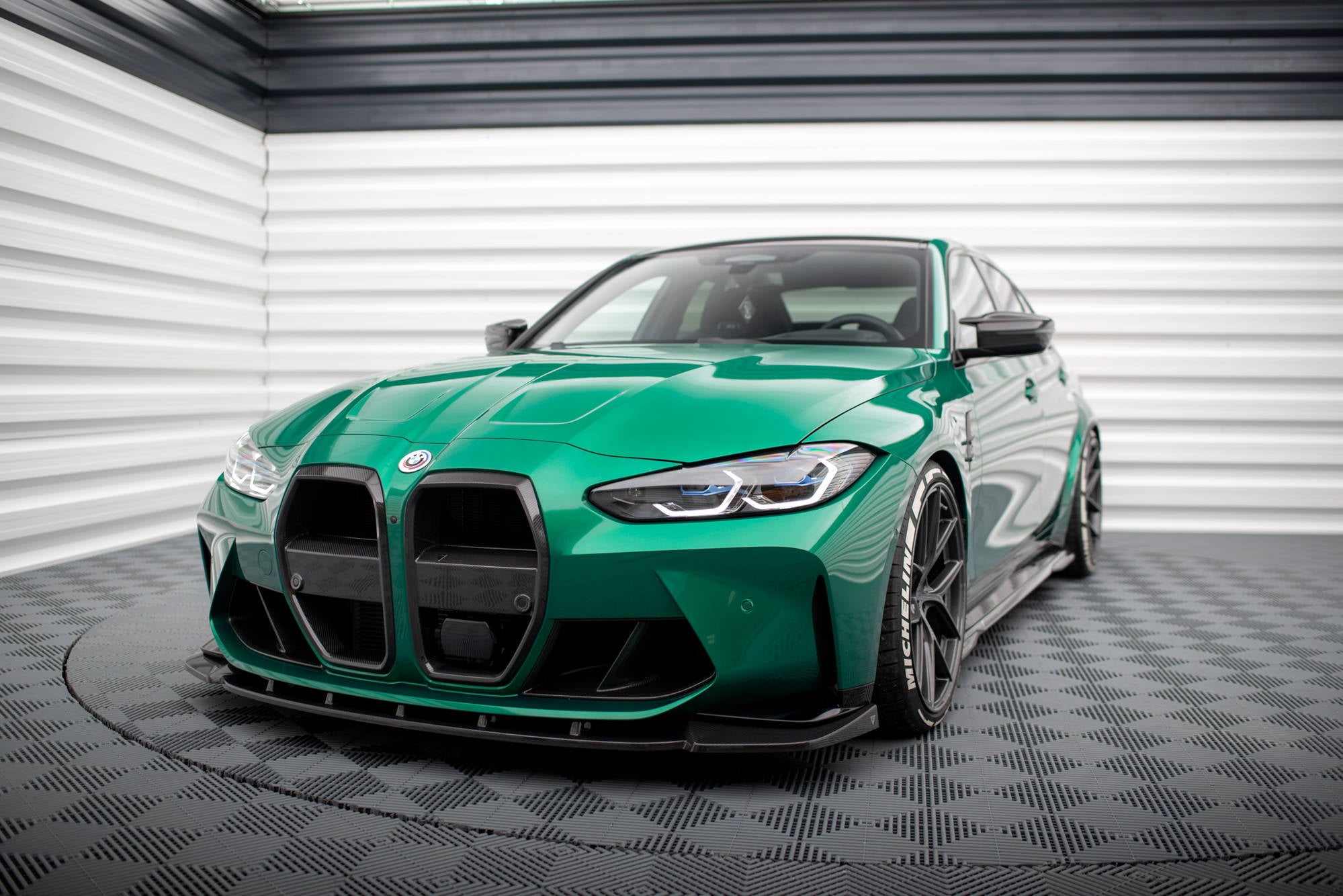Prepreg -hiilikuitu Front Splits v.1 BMW M3 sitten / kiertäminen G80 / G81