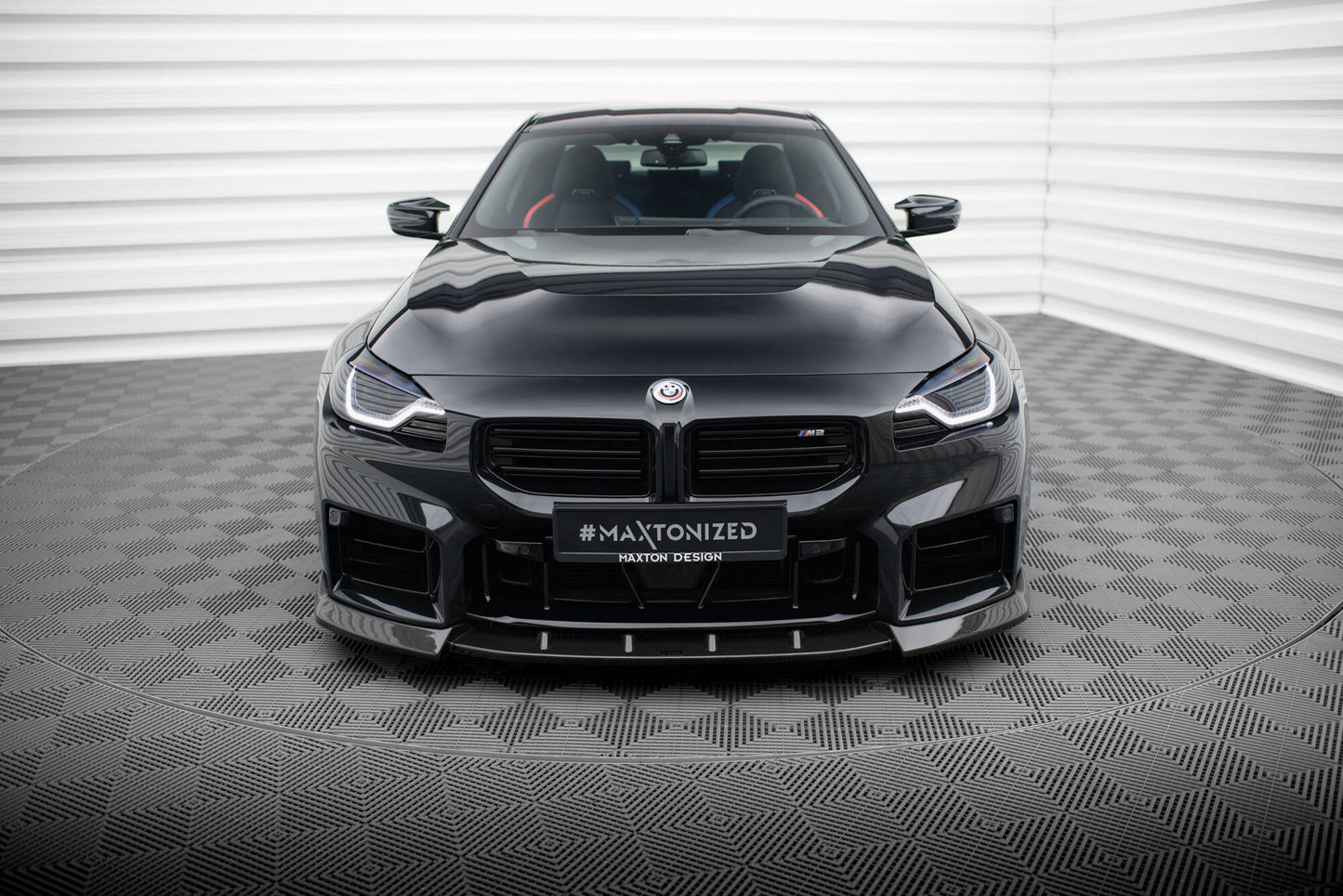 Prepreg carbon fiber front splitter v.2 bmw m2 g87