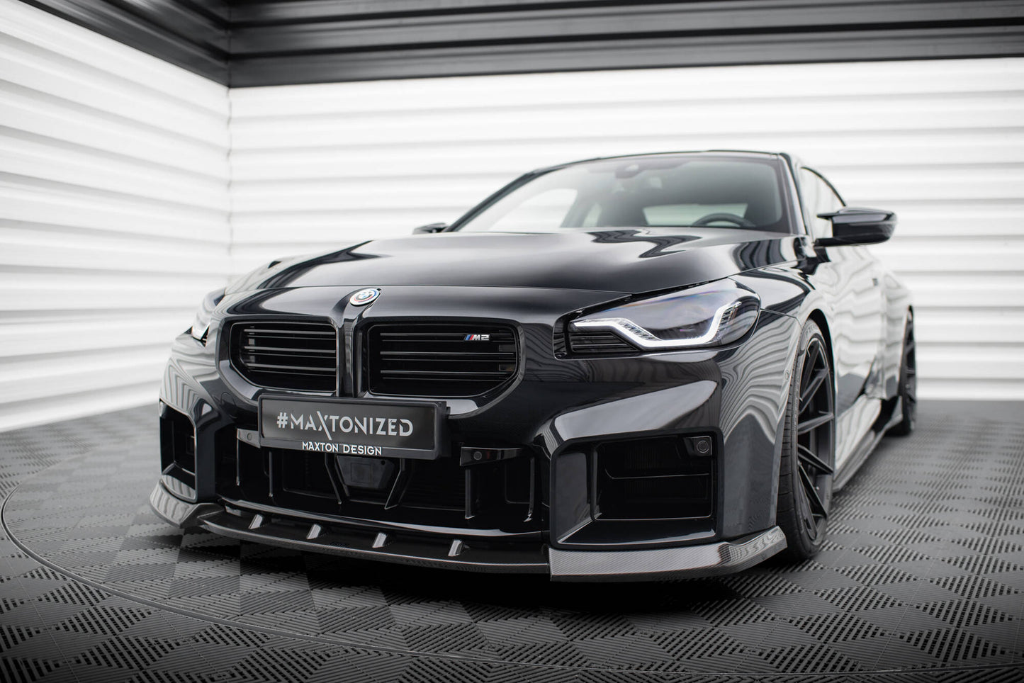 Prepreg carbon fiber front splitter v.2 bmw m2 g87