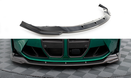 Prepreg carbon fiber front splitter v.2 bmw m3 sedan / touring g80 / g81