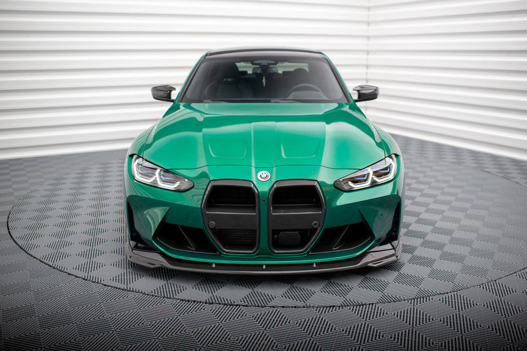 Prepreg carbon fiber front splitter v.2 bmw m3 sedan / touring g80 / g81