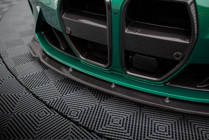 Prepreg carbon fiber front splitter v.2 bmw m3 sedan / touring g80 / g81