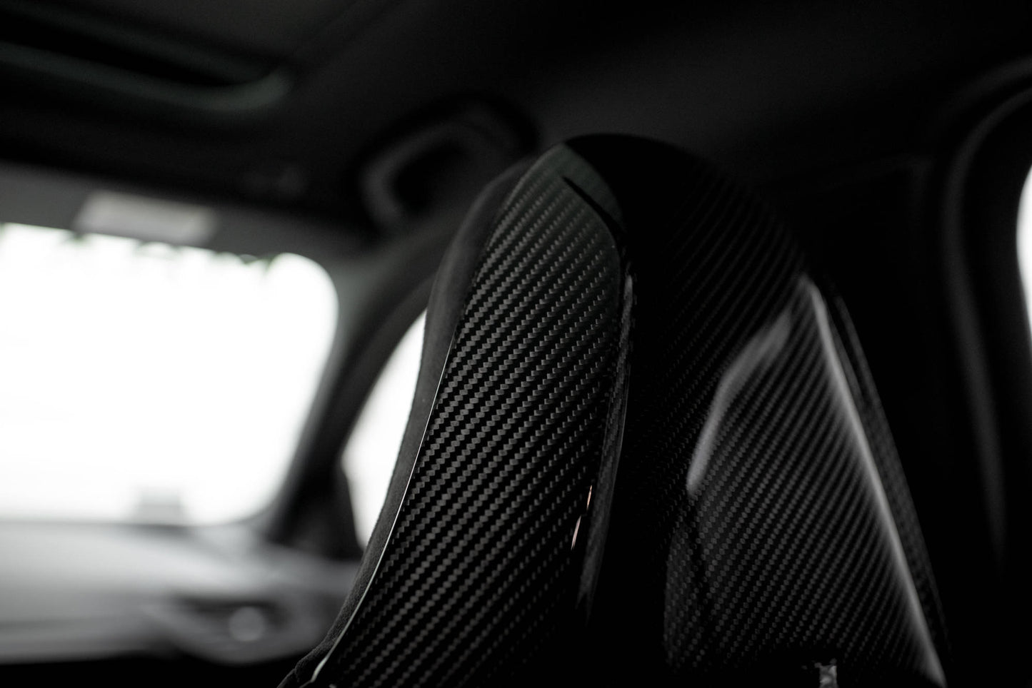 Prepreg carbon fiber headrests bmw 1 f40 m135i