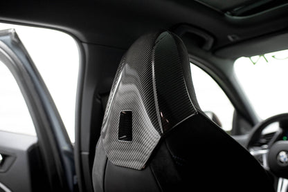 Prepreg carbon fiber headrests bmw 1 f40 m135i