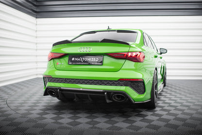 Prepreg carbon fiber rear diffuser audi rs3 8y