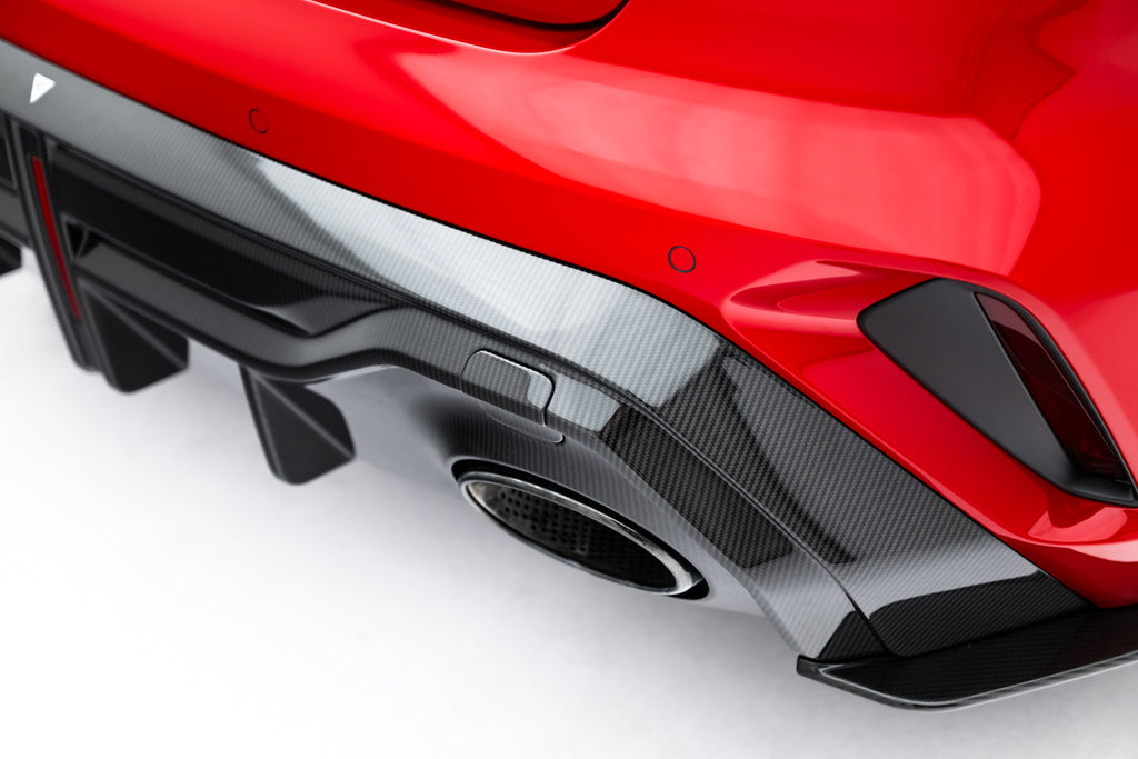 Prepreg kulfiber bagdiffusor Audi RS3 sedan 8y facelift