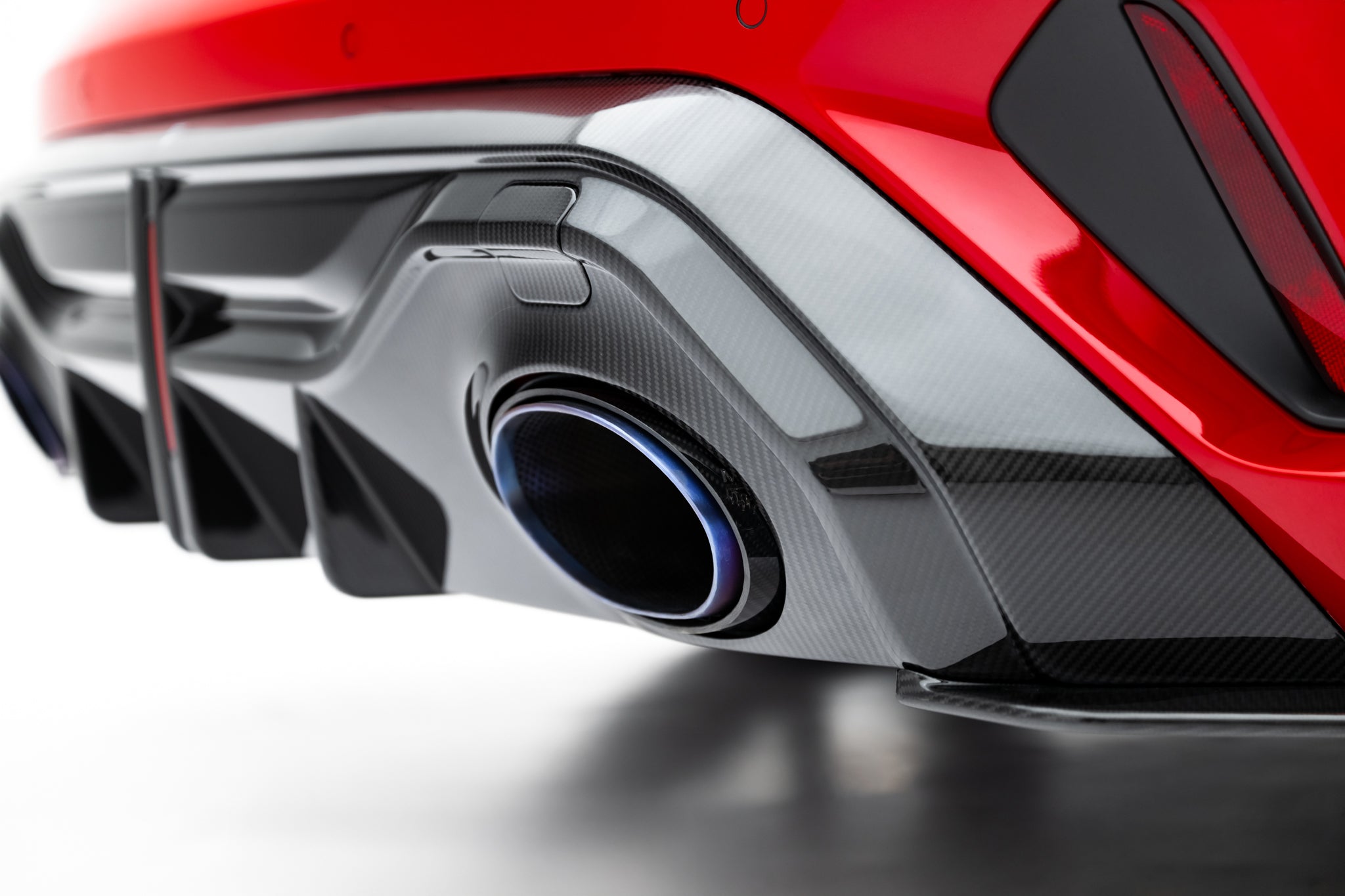 Prepreg kulfiber bagdiffusor Audi RS3 sedan 8y facelift