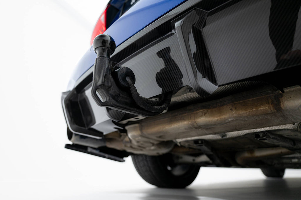 Prepreg -hiilikuidun takaosa diffuusi Audi RS6 C8 (versio hinauspalkissa)