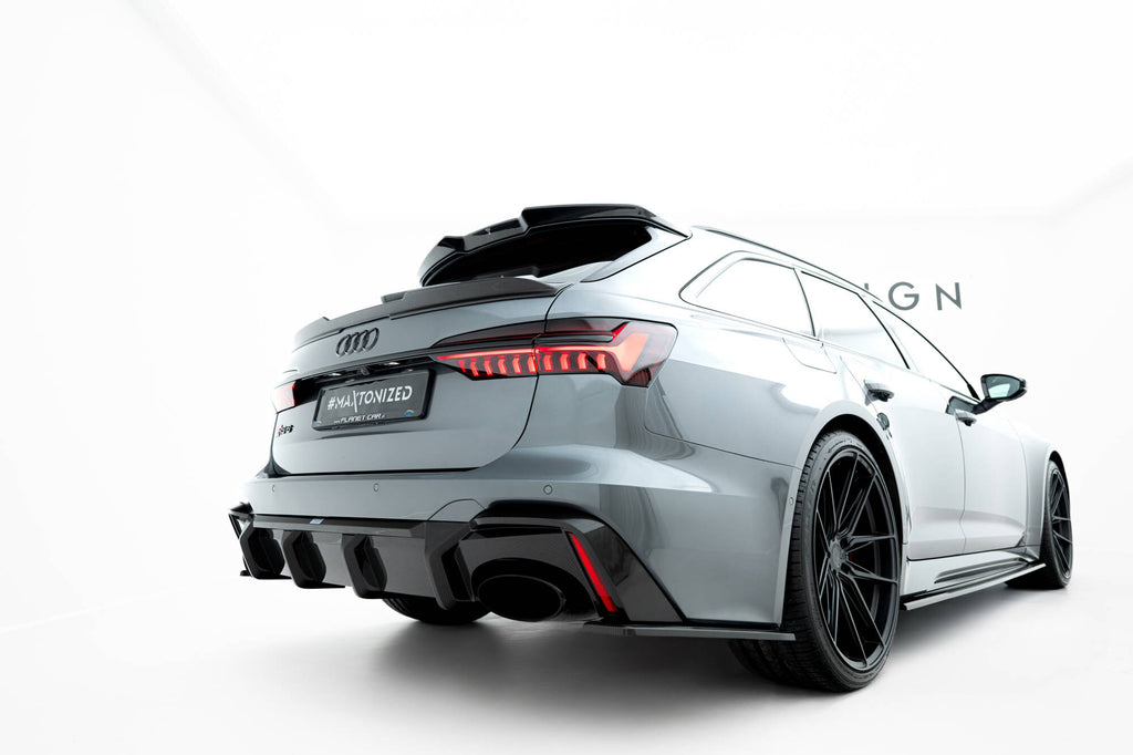 Prepreg -hiilikuidun takaosan diffuusi Audi RS6 C8 (versio ilman hinauspalkkia)