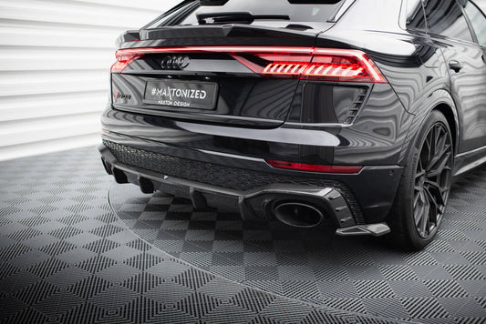 Prepreg carbon fiber rear diffuser audi rsq8 mk1