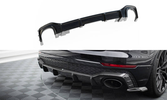 Prepreg carbon fiber rear diffuser audi rsq8 mk1