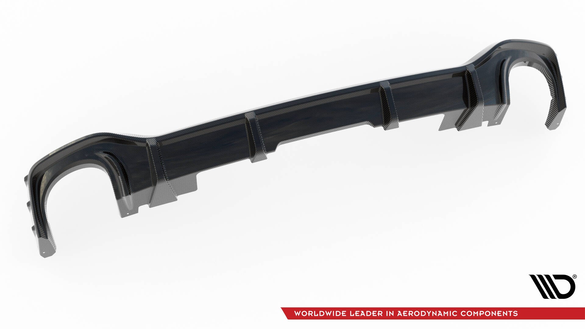 Prepreg carbon fiber rear diffuser audi rsq8 mk1