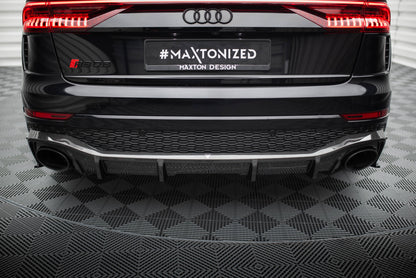 Prepreg carbon fiber rear diffuser audi rsq8 mk1