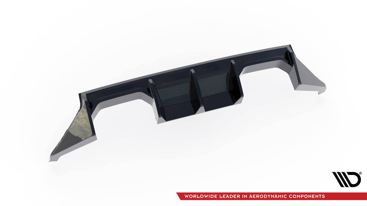 Prepreg carbon fiber rear diffuser bmw m2 g87
