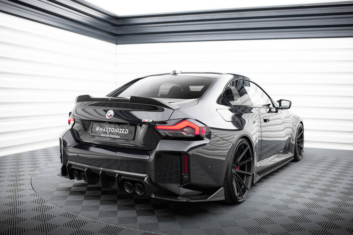 Prepreg carbon fiber rear diffuser bmw m2 g87