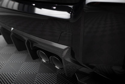 Prepreg carbon fiber rear diffuser bmw m2 g87