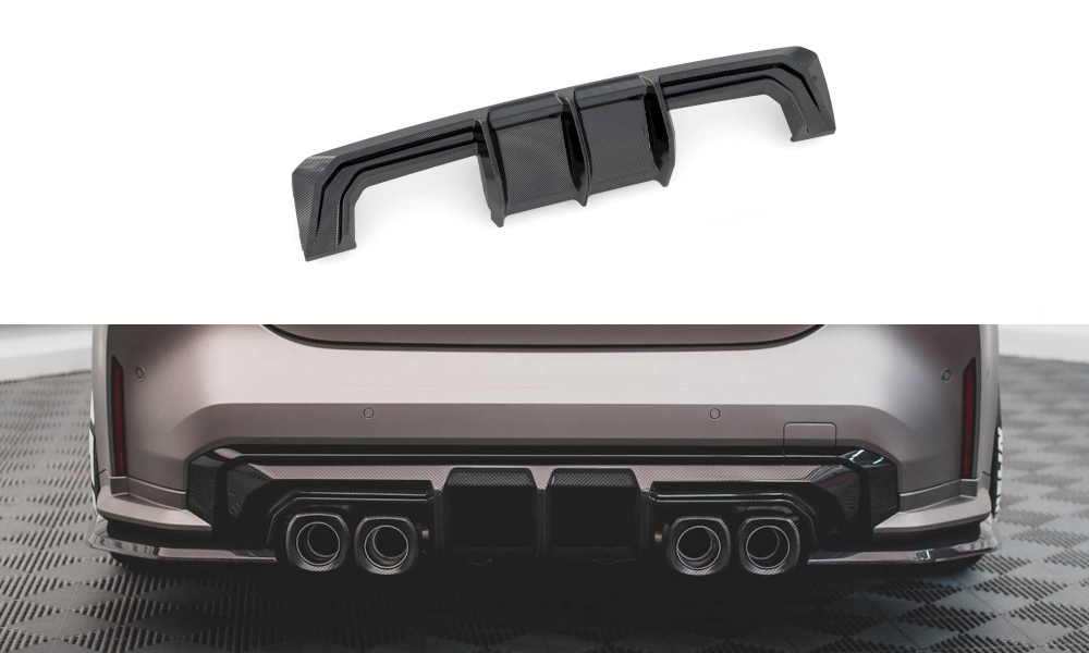 Prepreg carbon fiber rear diffuser bmw m4 g82