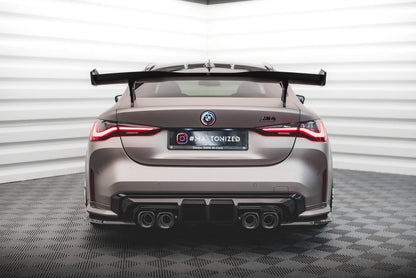 Prepreg carbon fiber rear diffuser bmw m4 g82