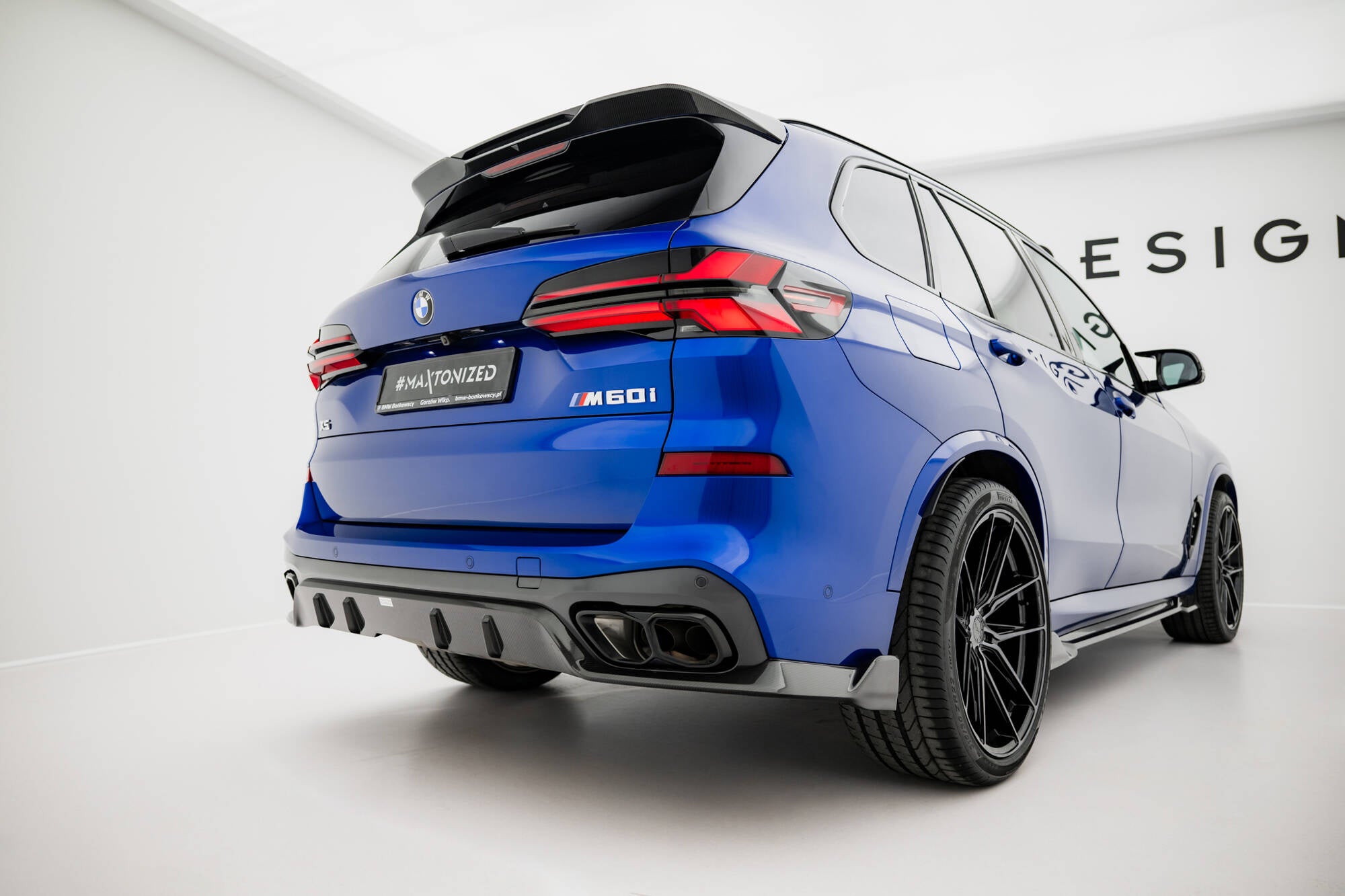 Prepreg Carbon Fiber bagdiffusor BMW X5 M-Pack G05 ansigtsløftning