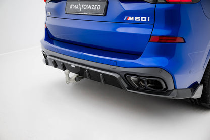 Prepreg carbon fiber rear diffuser bmw x5 m-pack g05 facelift