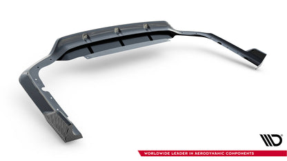 Prepreg carbon fiber rear diffuser bmw x7 m-pack g07 facelift