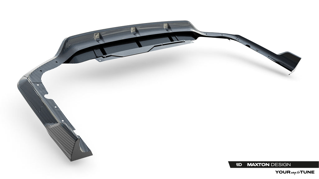 Prepreg-hiilikuituinen takadiffuusori bmw x7 m-pack g07 / g07 facelift (vetokoukulla varustettu versio)