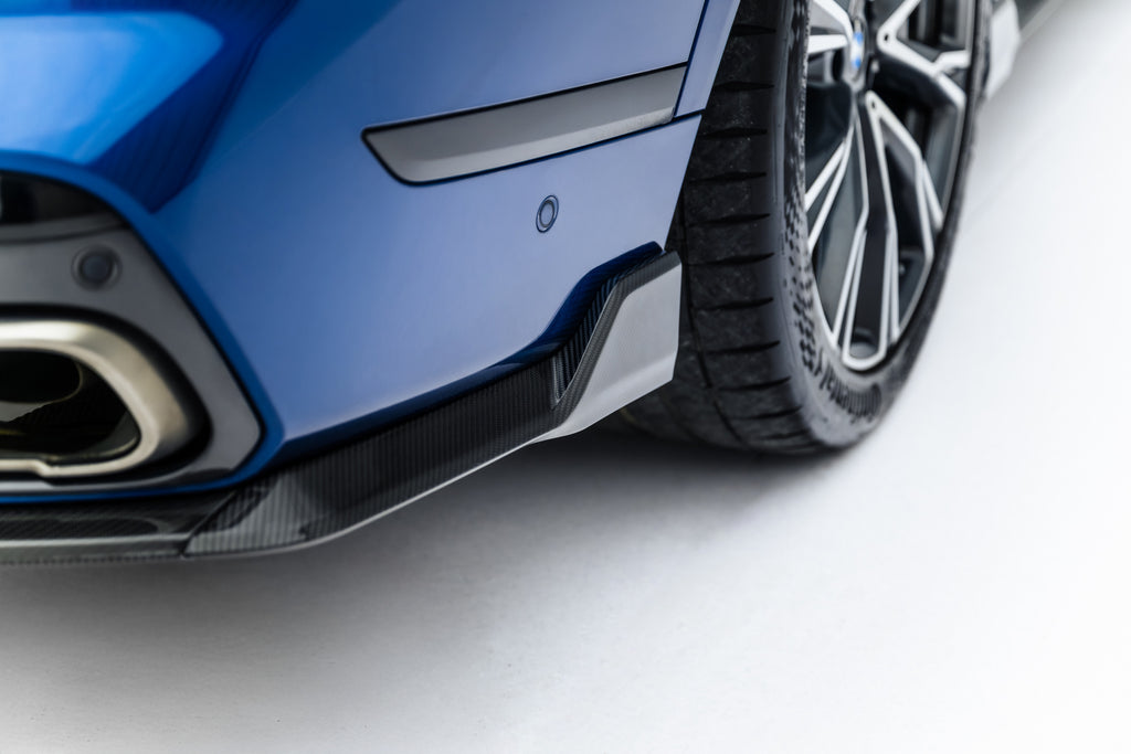 Prepreg-hiilikuituinen takadiffuusori bmw x7 m-pack g07 / g07 facelift (vetokoukulla varustettu versio)