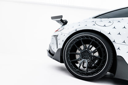 Prepreg carbon fiber rear diffuser mercedes-amg gt 63 / 55 / 63 s e performance c192