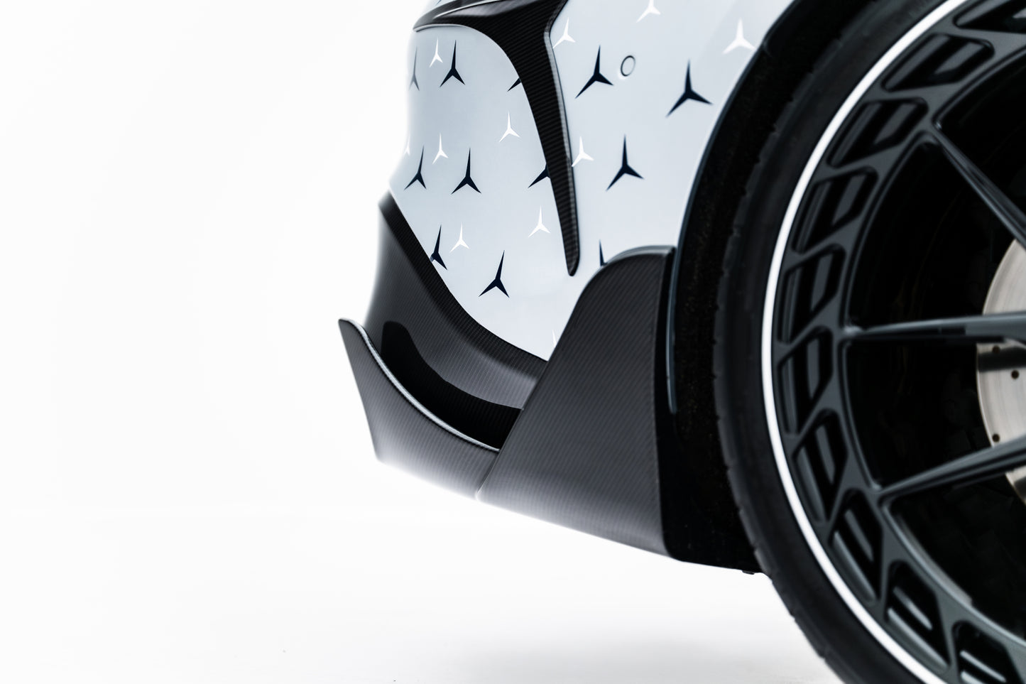 Prepreg carbon fiber rear diffuser mercedes-amg gt 63 / 55 / 63 s e performance c192