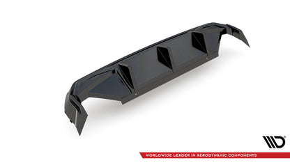 Prepreg carbon fiber rear diffuser v.1 bmw 1 f40 m-pack/ m135i