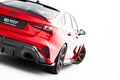 Prepreg carbon fiber rear side splitters audi rs3 sedan 8y facelift