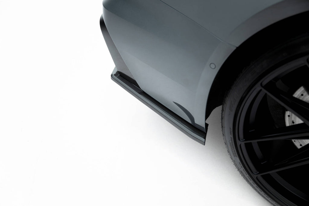 Prepreg carbon fiber rear side splitters audi rs6 c8