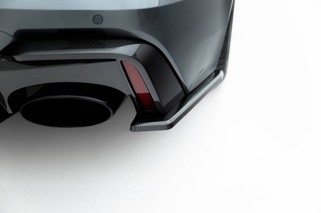 Prepreg carbon fiber rear side splitters audi rs6 c8