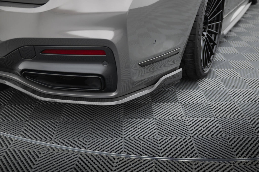 Prepreg carbon fiber rear splitter bmw 7 m-pack g11 / g12 facelift