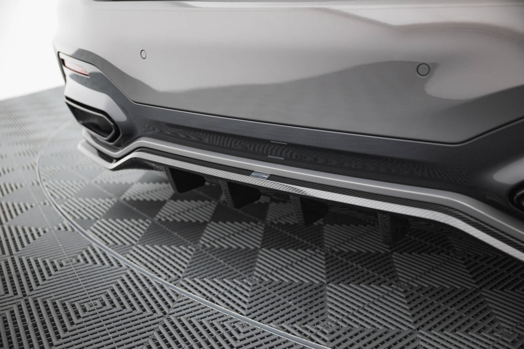 Prepreg carbon fiber rear splitter bmw 7 m-pack g11 / g12 facelift