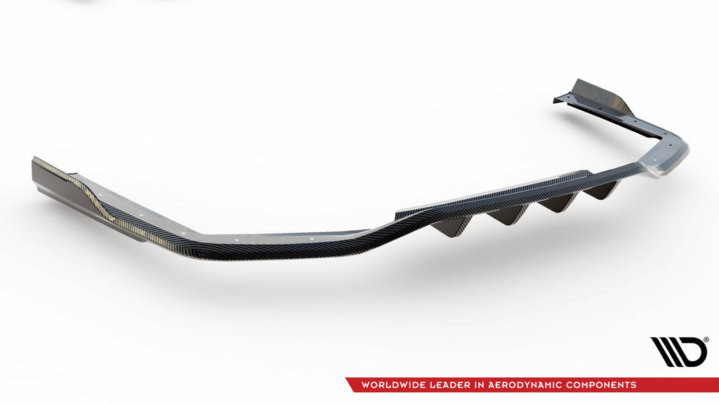 Prepreg carbon fiber rear splitter bmw 7 m-pack g11 / g12 facelift