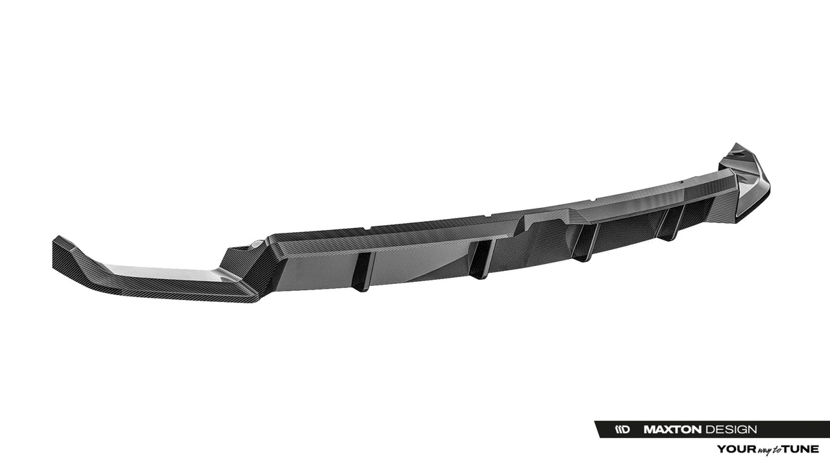 Prepreg carbon fiber rear splitter (with vertical bars) suitable for lamborghini urus mk 1