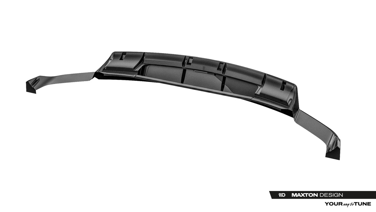Prepreg carbon fiber rear splitter (with vertical bars) suitable for lamborghini urus mk 1