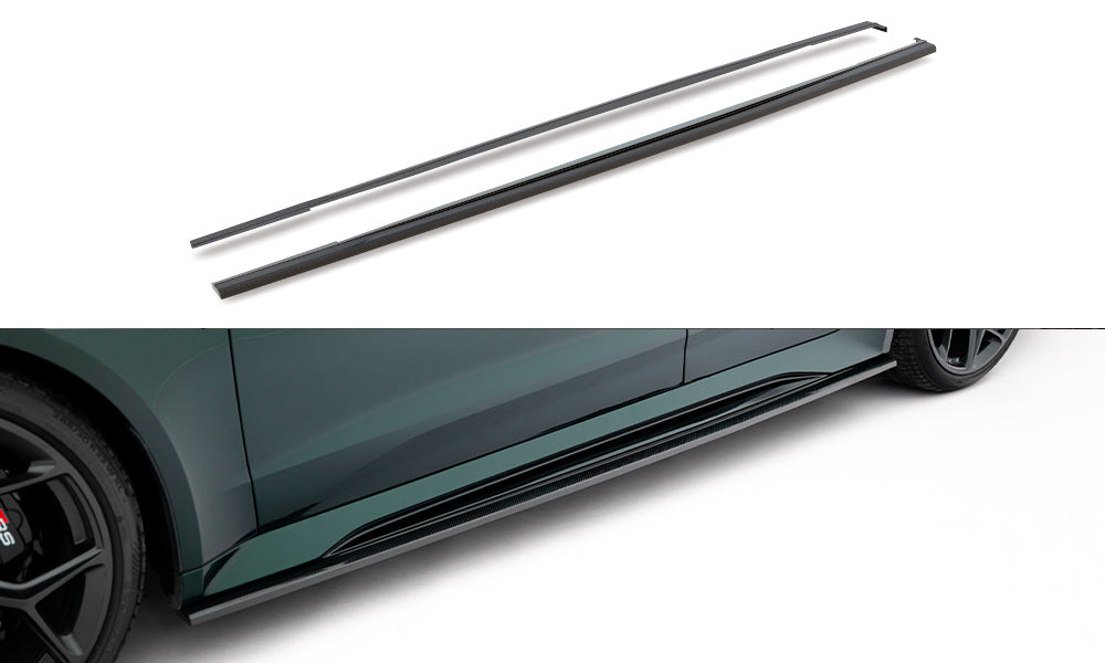 Prepreg Carbon Fiber Side nederdele Audi RS7 C8