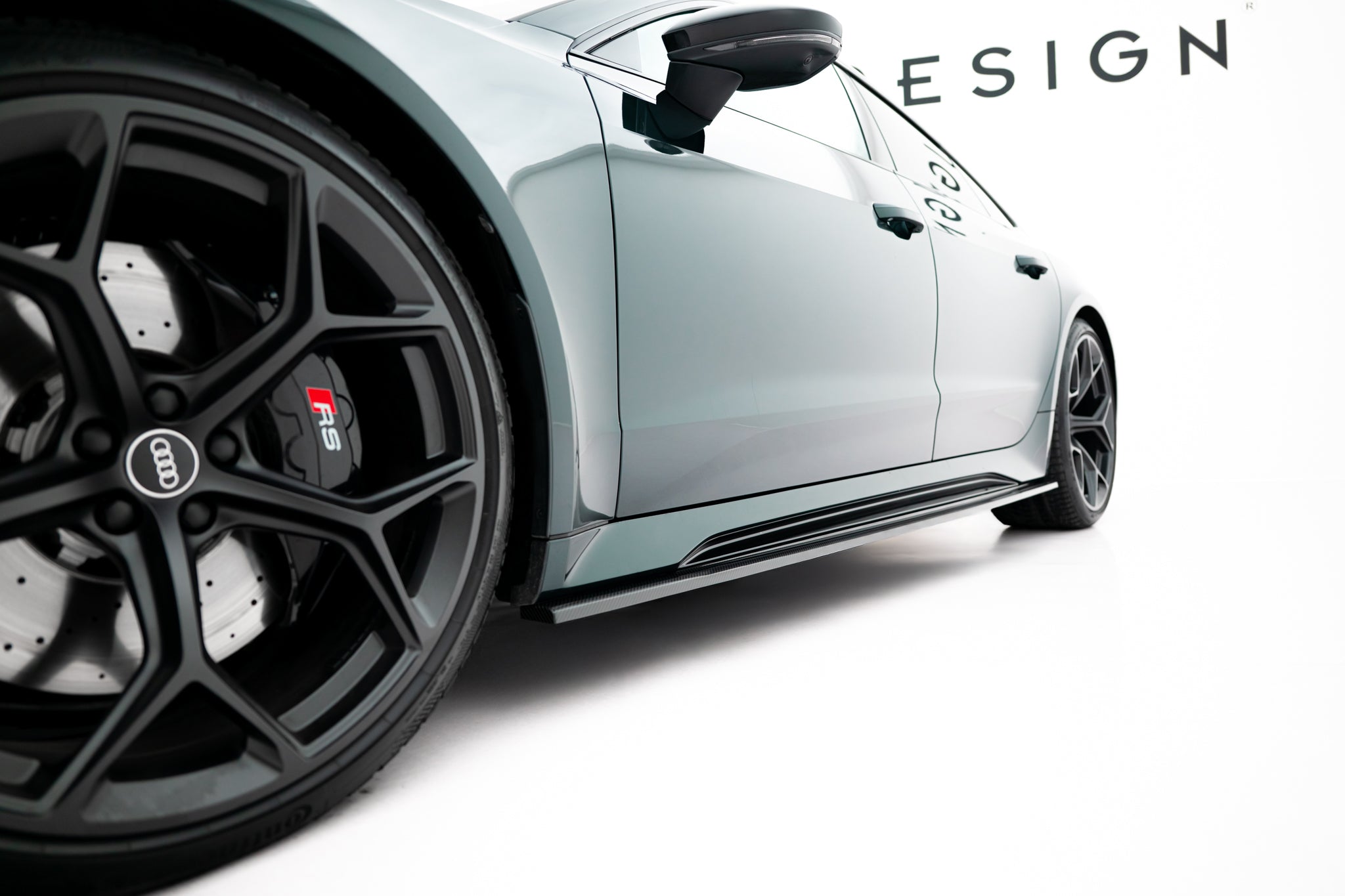 Prepreg Carbon Fiber Side nederdele Audi RS7 C8