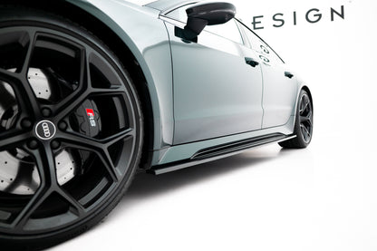 Prepreg Carbon Fiber Side Skirts Audi RS7 C8