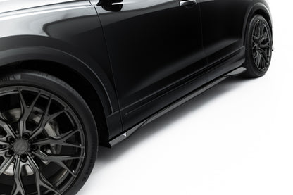 Prepreg carbon fiber side skirts audi sq8 / q8 s-line mk1 facelift